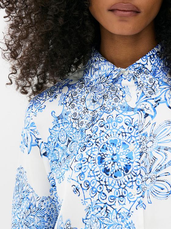 Long Sleeve Satin Shirt