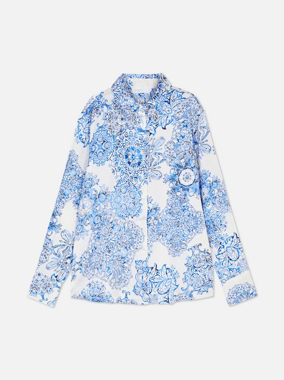 Long Sleeve Satin Shirt