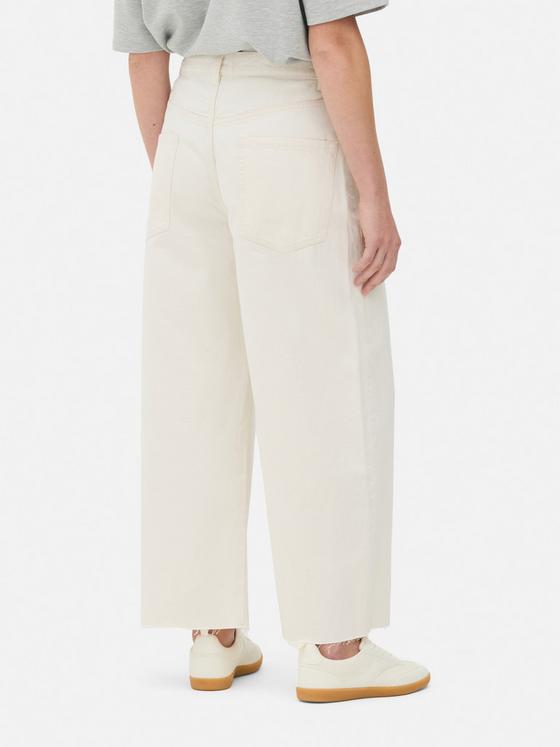 The Edit Cropped Straight Leg Denim Jeans