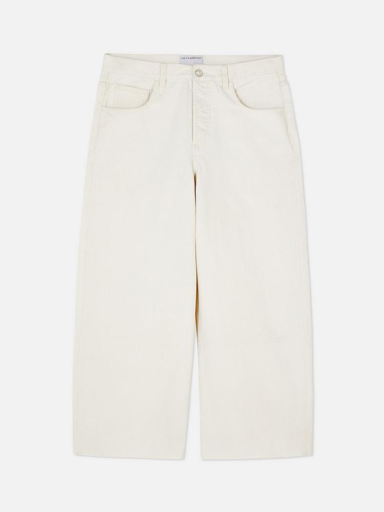 The Edit Cropped Straight Leg Denim Jeans