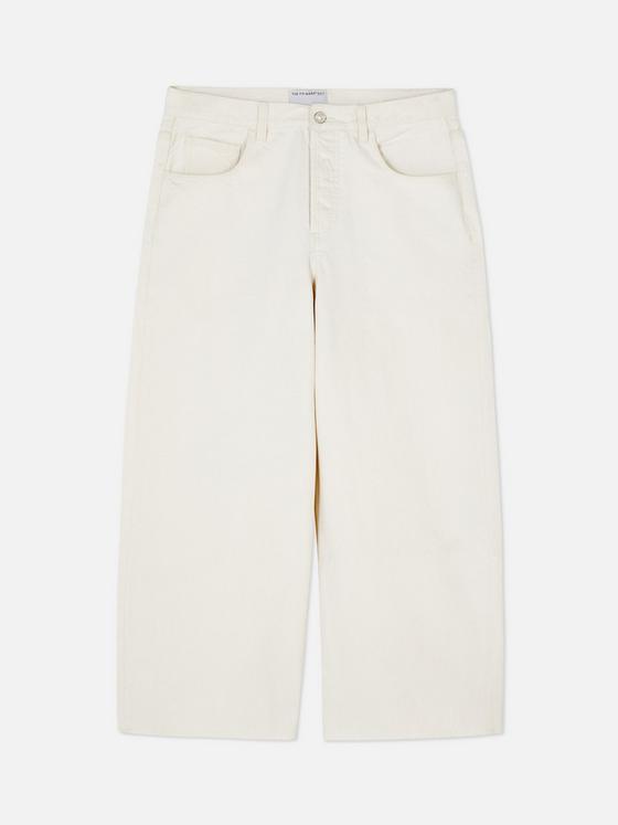 The Edit Cropped Straight Leg Denim Jeans