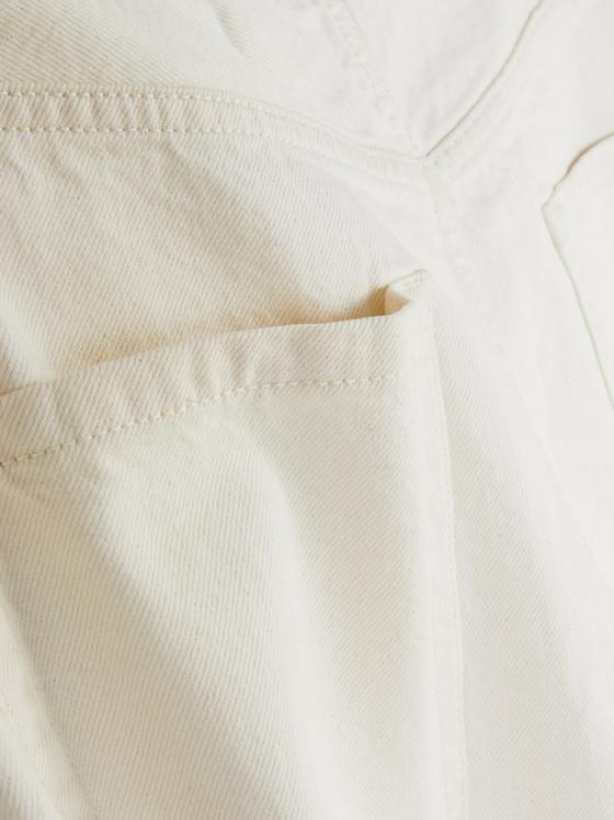 The Edit Cropped Straight Leg Denim Jeans