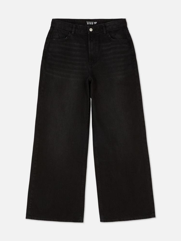 Paula Echevarría Wide Leg Denim Jeans