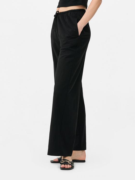 Wide Leg Drawstring Leggings