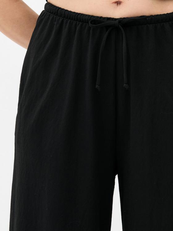 Wide Leg Drawstring Leggings