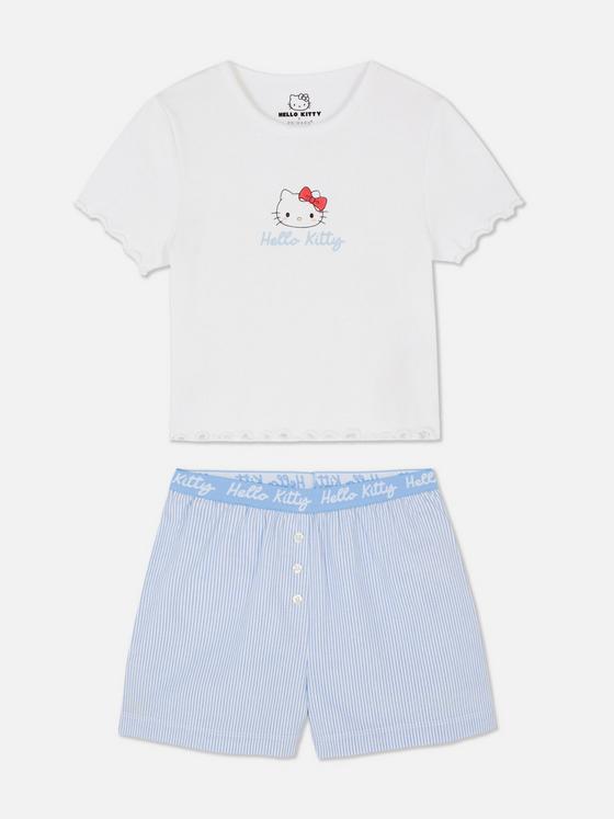 Hello Kitty Top and Shorts Pyjamas