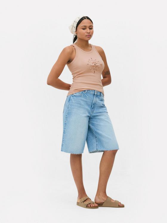 Embroidered Racer Vest