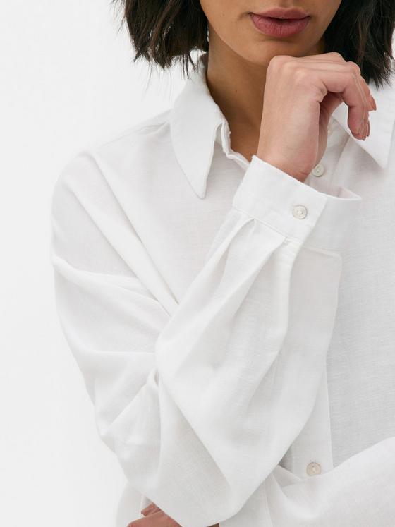 Cropped Long Sleeve Shirt