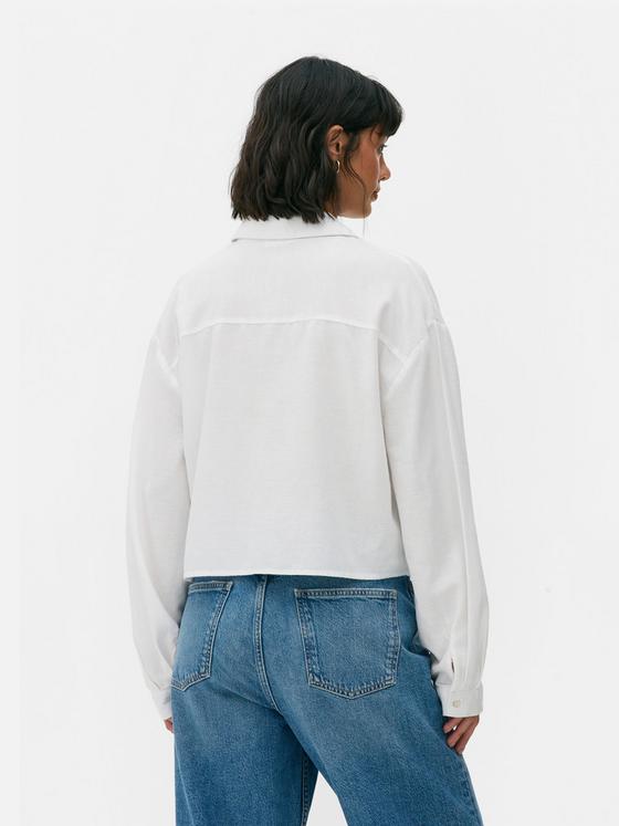 Cropped Long Sleeve Shirt