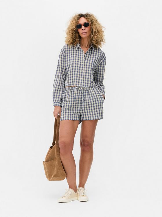 Cropped Long Sleeve Shirt