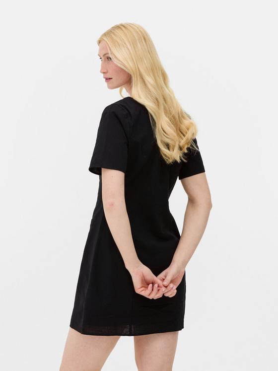 Button Through Mini Dress