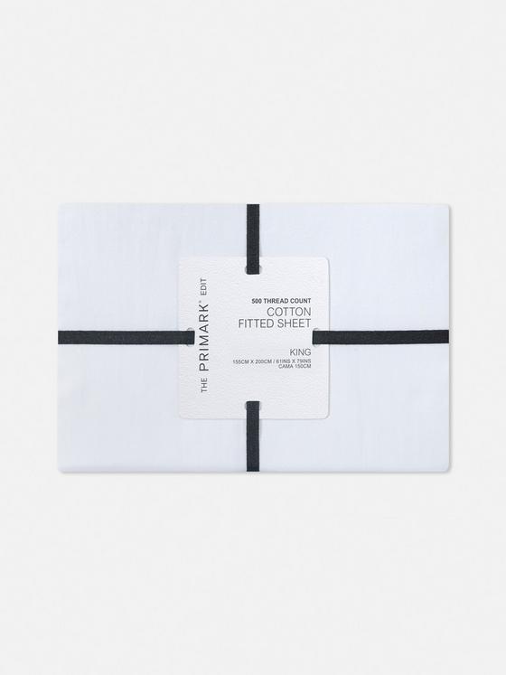 The Edit King 500 Thread Count Fitted Sheet