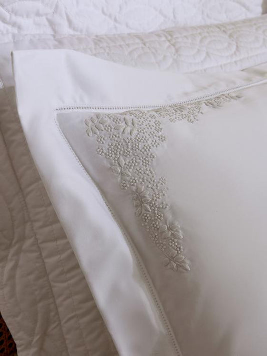 2pk The Edit 500 Thread Count Embroidered Pillowcases