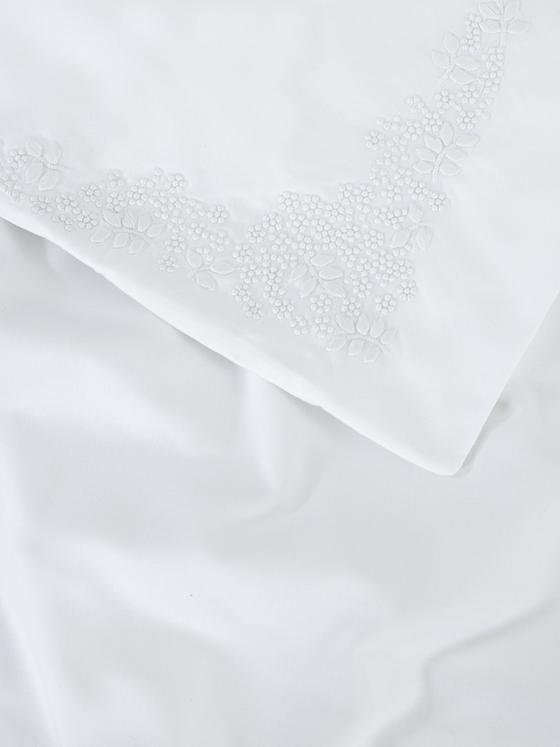 2pk The Edit 500 Thread Count Embroidered Pillowcases