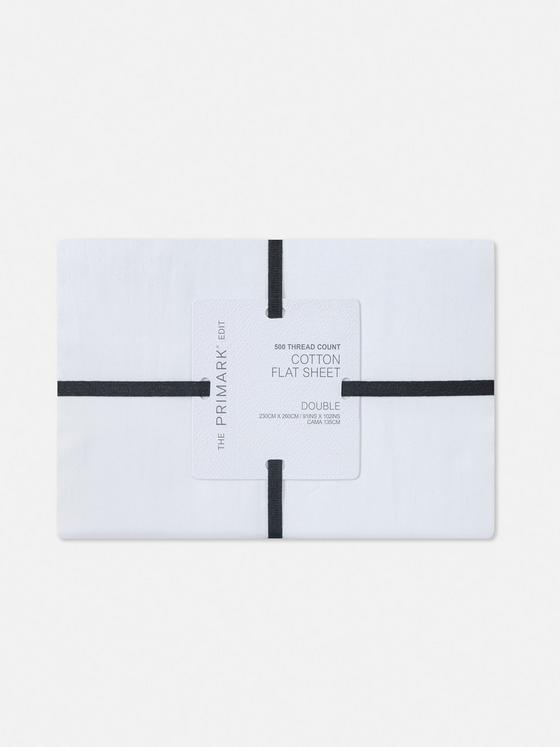 The Edit 500 Thread Count Double Flat Sheet