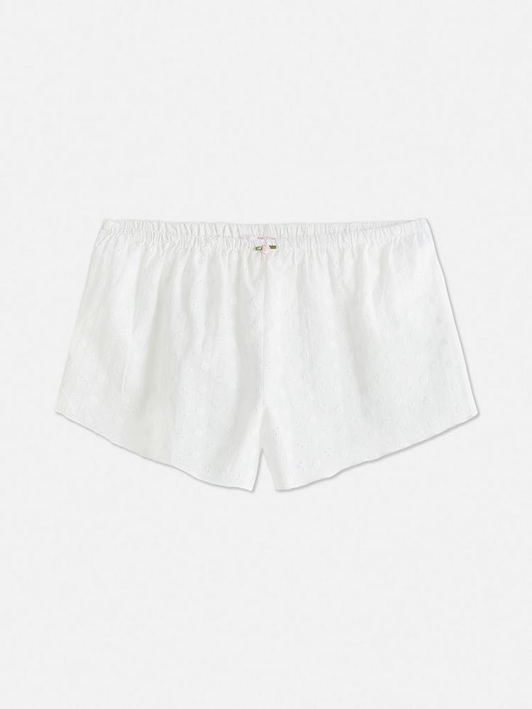 Broderie Pyjama Shorts
