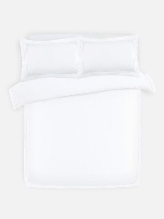 The Edit 500 Thread Count Embroidered King Duvet Cover Set