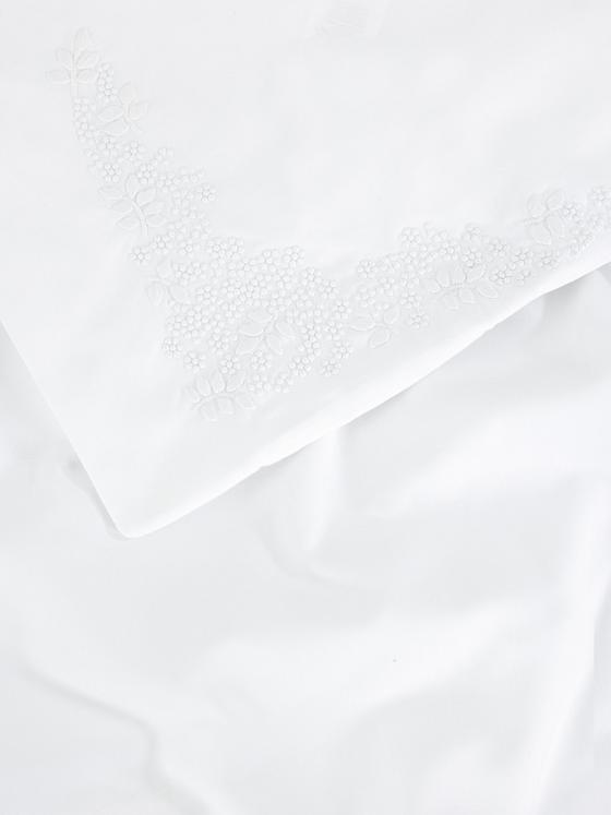 The Edit 500 Thread Count Embroidered King Duvet Cover Set