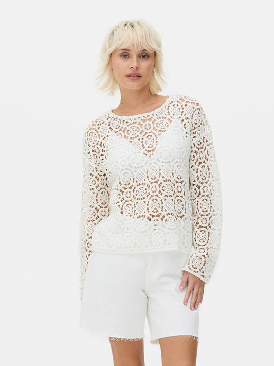 Crochet Long Sleeve Top