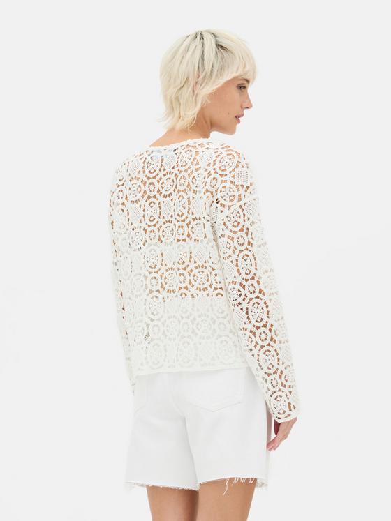 Crochet Long Sleeve Top
