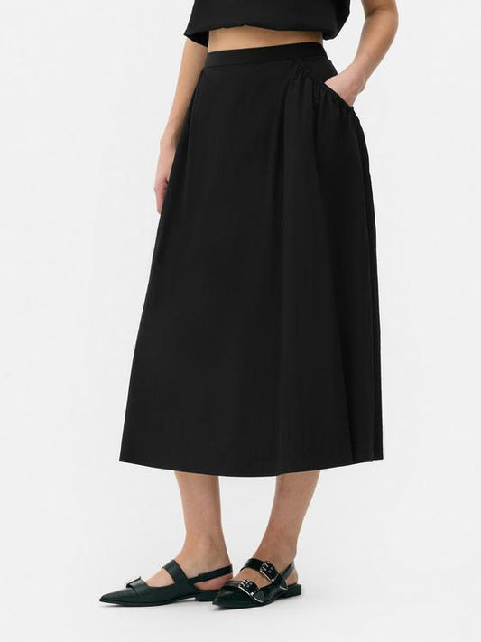 Co-ord Side Circle Midi Skirt