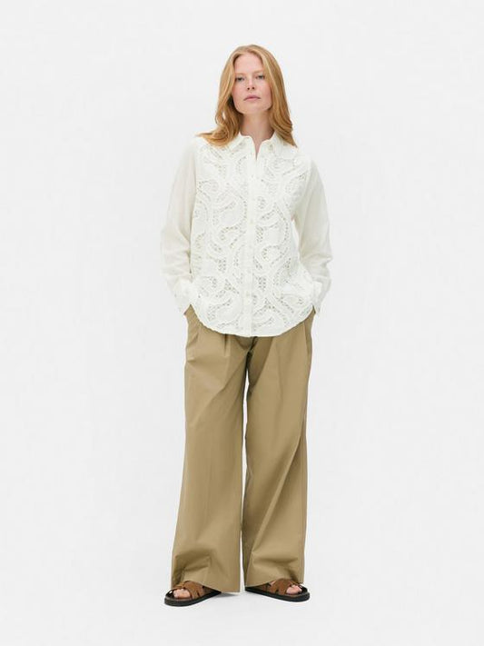 The Edit Cutwork Shirt
