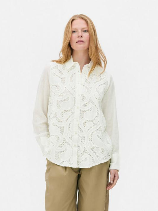 The Edit Cutwork Shirt