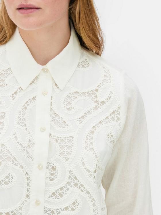 The Edit Cutwork Shirt