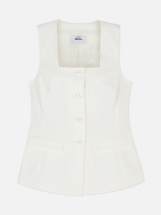 Rita Ora Longline Waistcoat