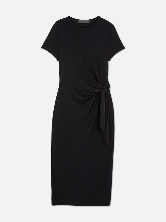 Knotted Midi Dress