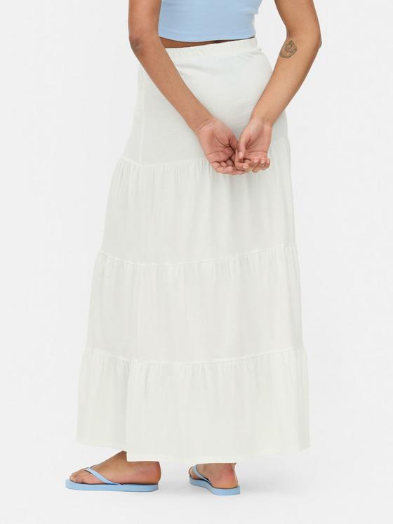 Tiered Maxi Skirt