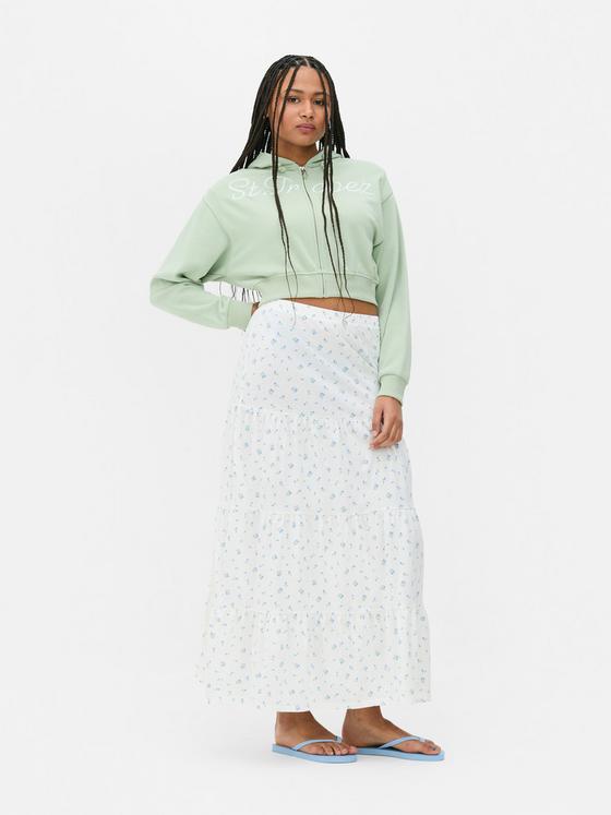 Tiered Maxi Skirt