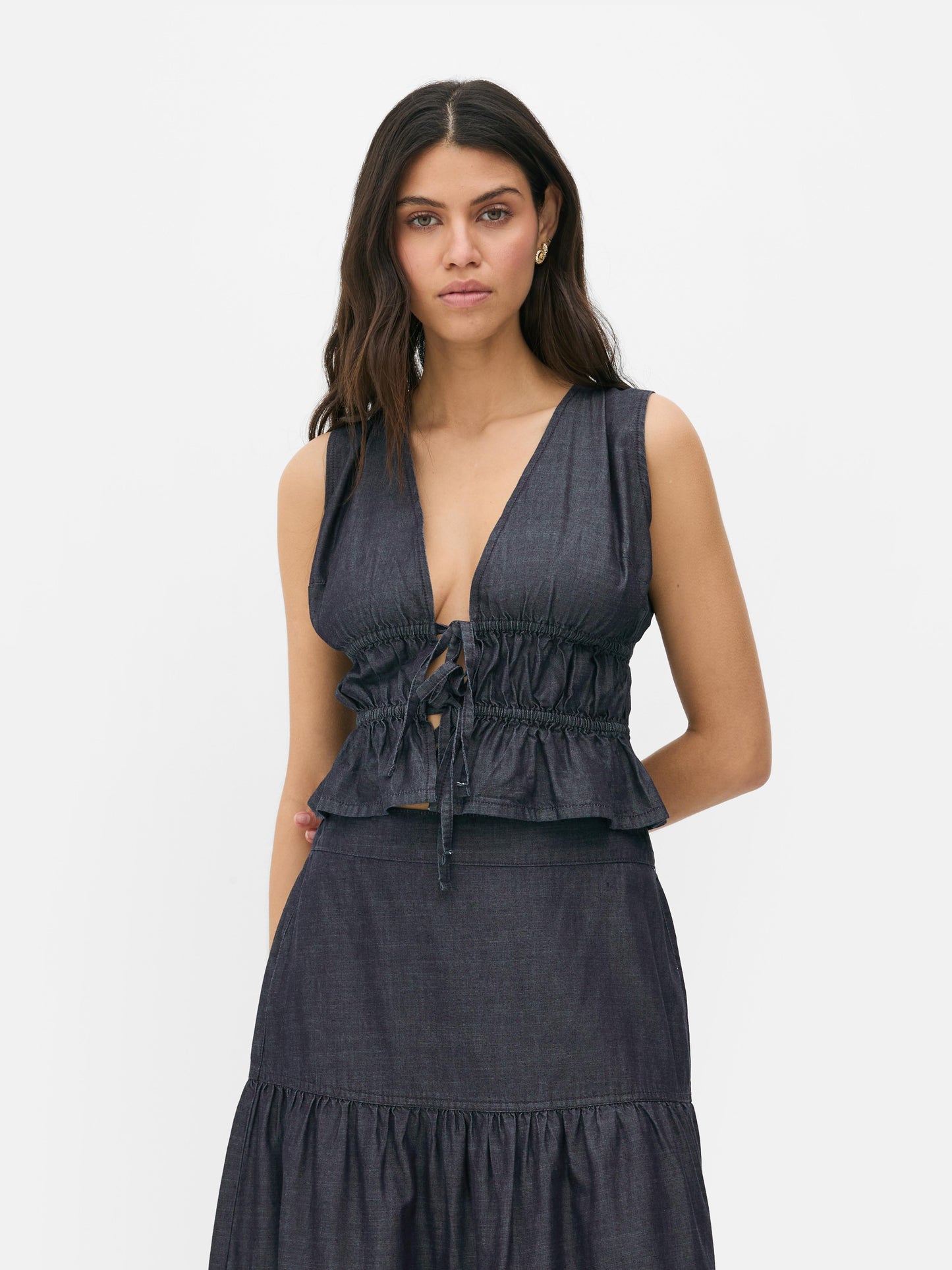 Tie-Front Top