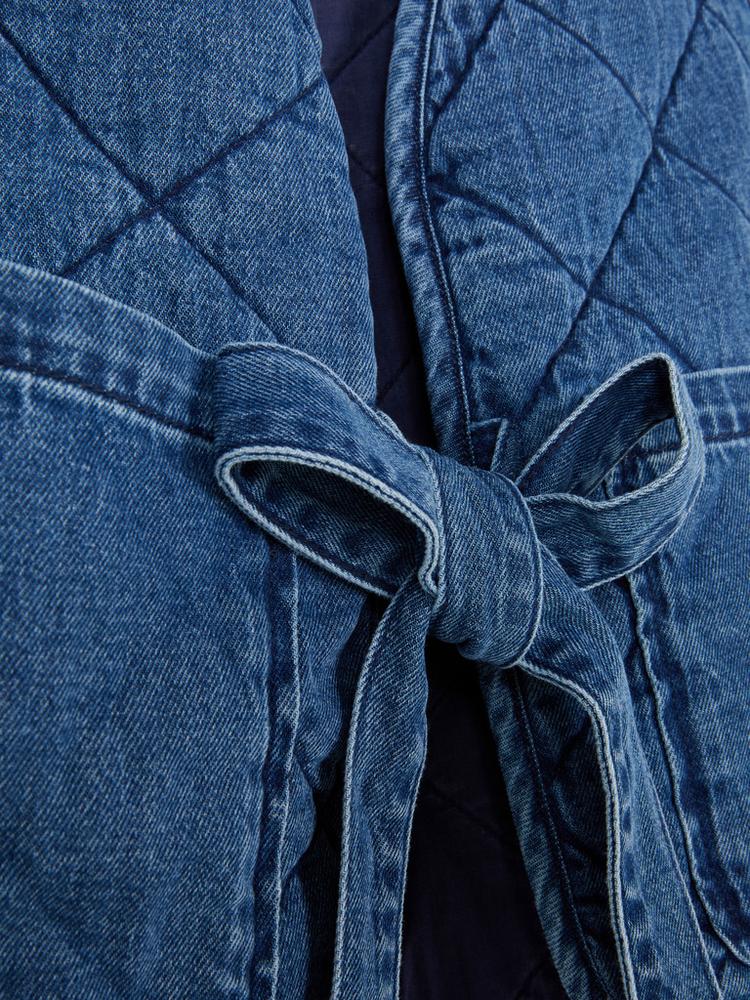 Denim Quilted Gilet
