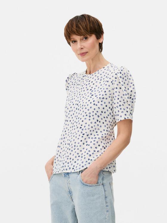 Floral Short Sleeve Blouse