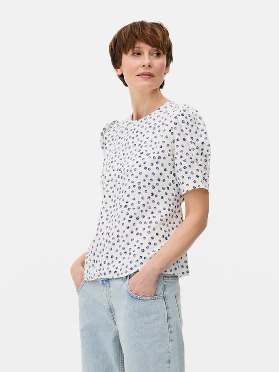 Floral Short Sleeve Blouse