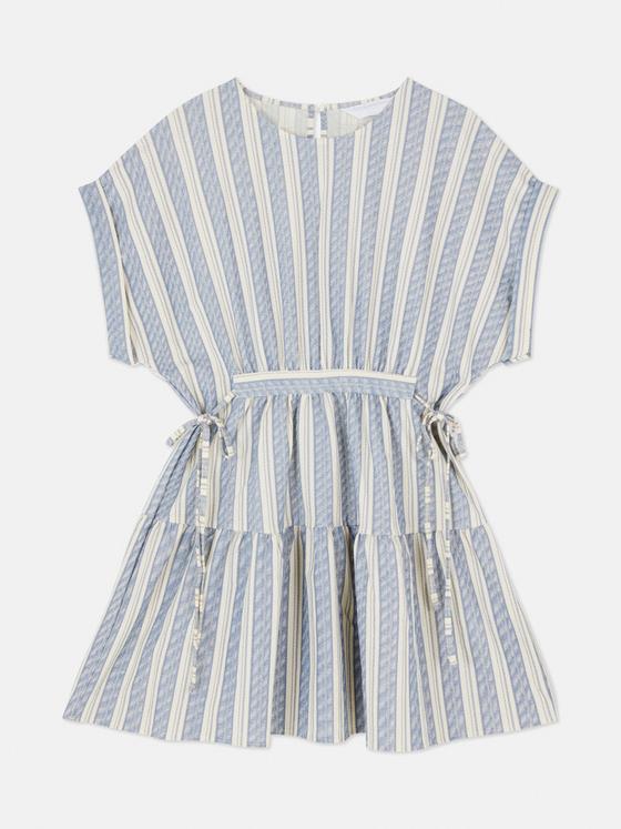 Tiered Mini Smock Dress