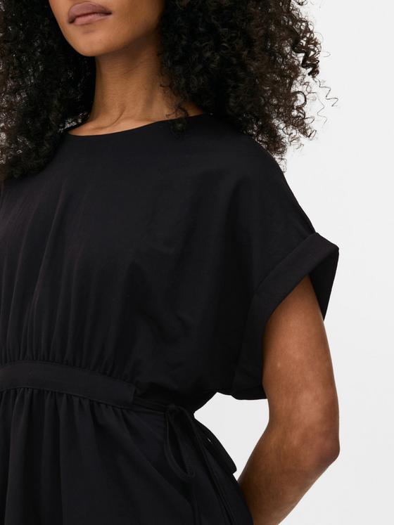 Tiered Mini Smock Dress