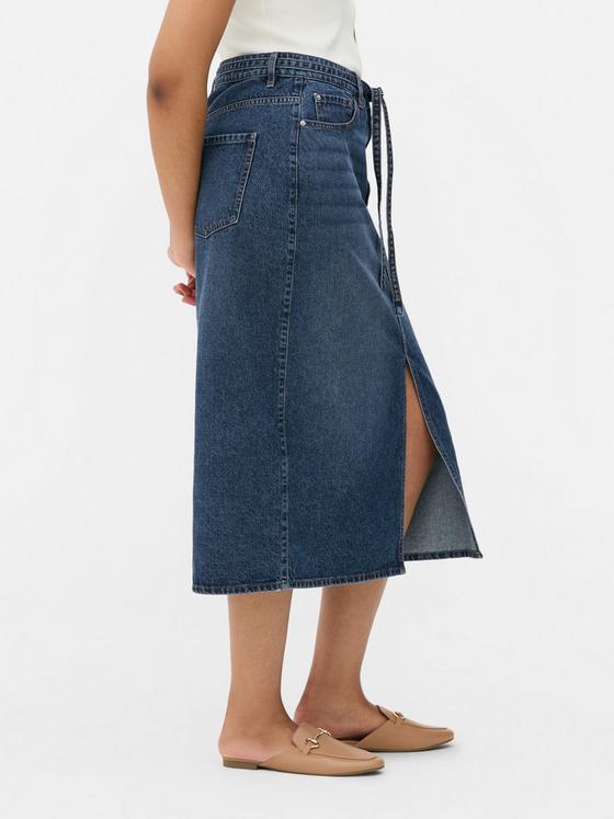 Denim Maxi Skirt