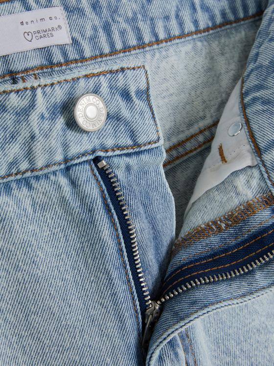 Broderie Anglaise Denim Mini Skirt