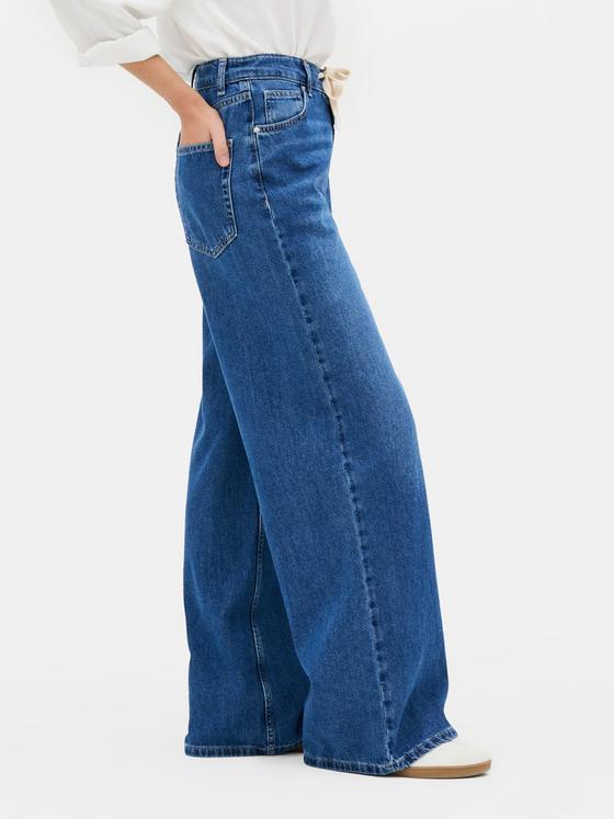 Tie Waist Mid-Rise Jeans