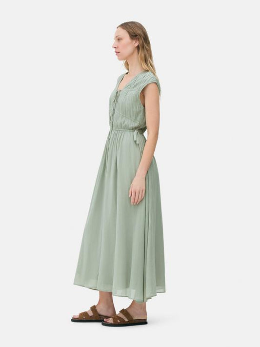 The Edit Tie Front Midi Dress