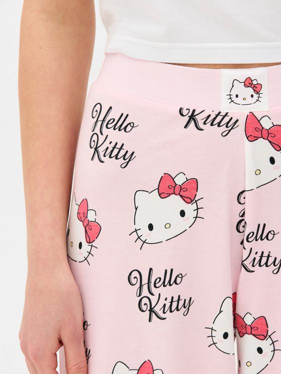 Hello Kitty Wide Leg Pyjama Bottoms