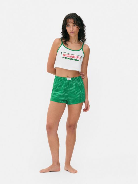 Krispy Kreme Cropped Cami Pyjamas
