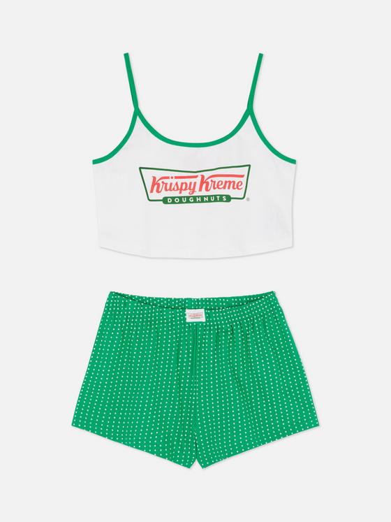 Krispy Kreme Cropped Cami Pyjamas