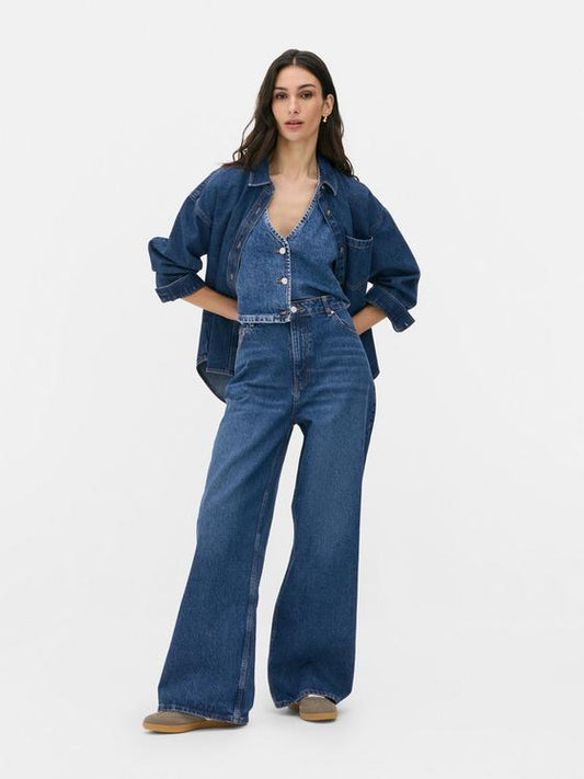 Wide Leg Boyfriend Jeans