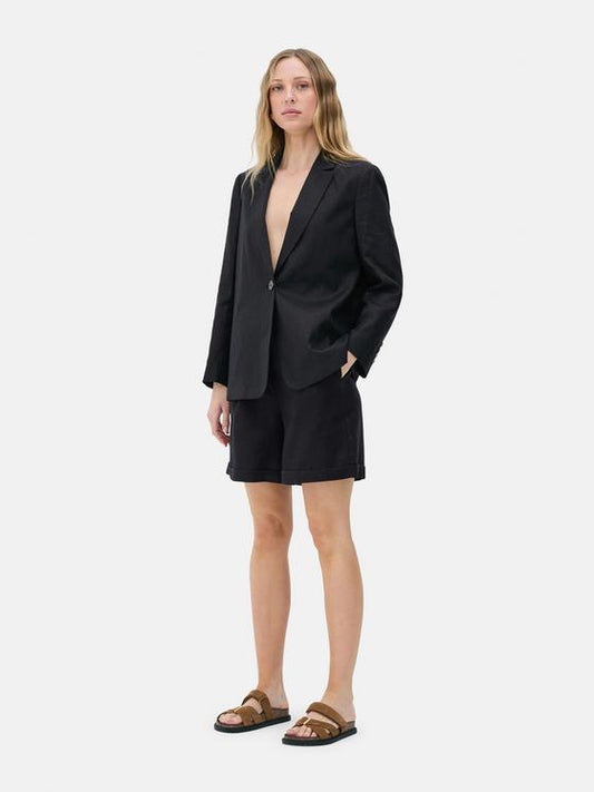 The Edit Single Button Blazer