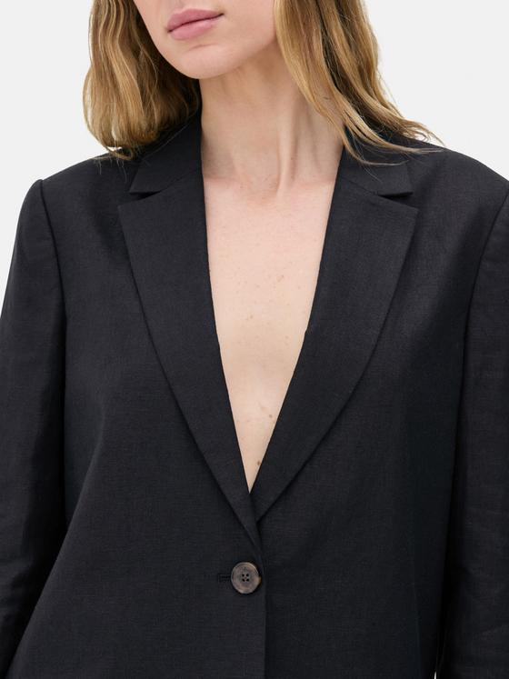 The Edit Single Button Blazer