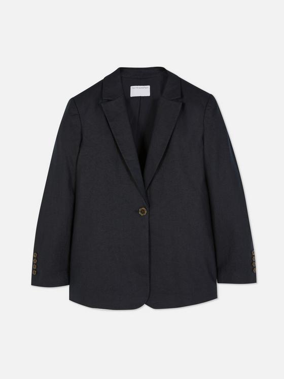 The Edit Single Button Blazer
