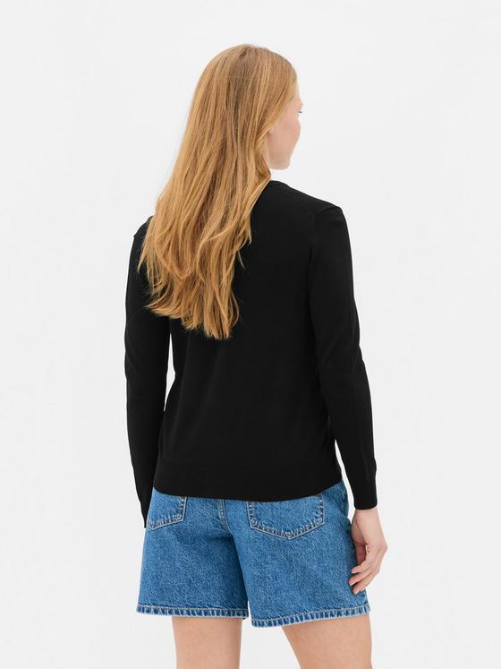 Crew Neck Cardigan